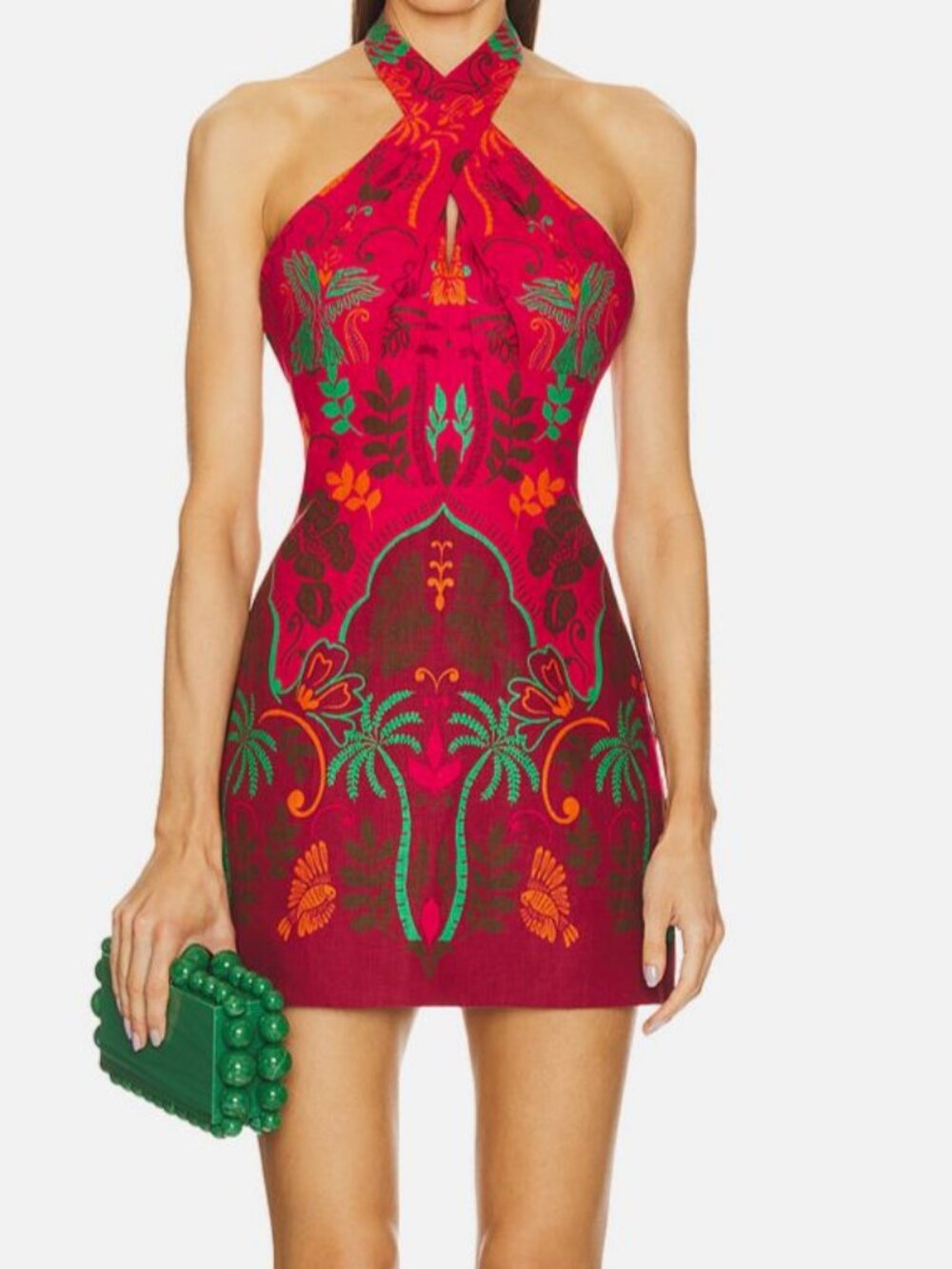 Cara Cara Women Red Perla Mini Dress Size 14
